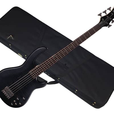 Dean E5-FM-TBKS Edge Flame Maple 5-String Bass Trans Black Satin