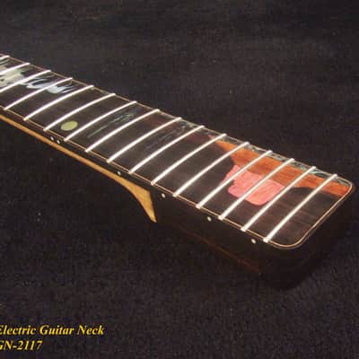 Handcrafted Electric Guitar Replacement TELE Neck, Solid Curly Maple, CowBoy Inlay, Bruce Wei GN-2117 image 5