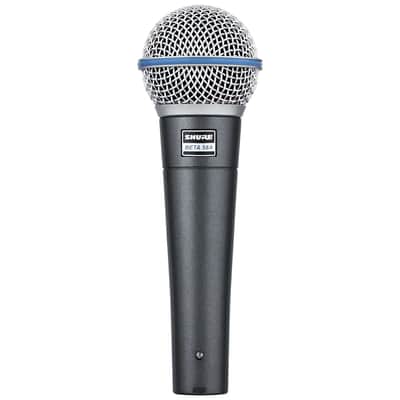 Shure BETA 58A Handheld Supercardioid Dynamic Microphone - Black image 1