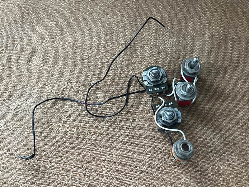 1980 set Fender Lead I II guitar pots harness switches image 1