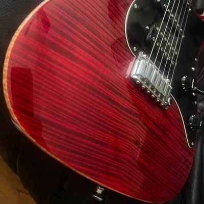 Suhr Pro Series-S4 2010 - Trans Red Flame image 3