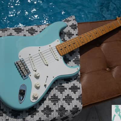 Fender ST-57 MIJ '57 Stratocaster Reissue - Sonic Blue - Made in Japan Pro Set Up w Perfect Frets/Action/Intonation! image 11