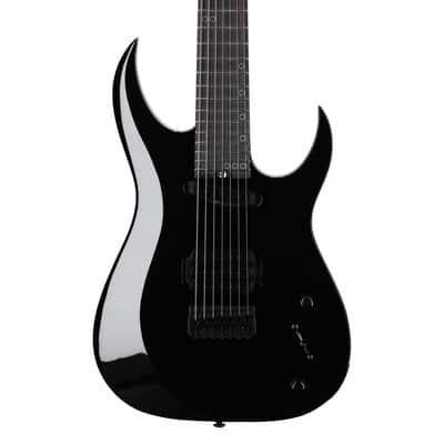 Schecter Sunset-7 Triad Electric Guitar, 7-String, Gloss Black image 5
