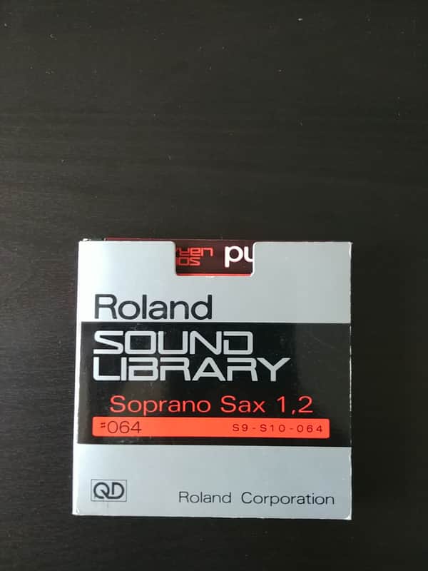 Roland Roland Sound Library S9-S10 Soprano Sax image 1