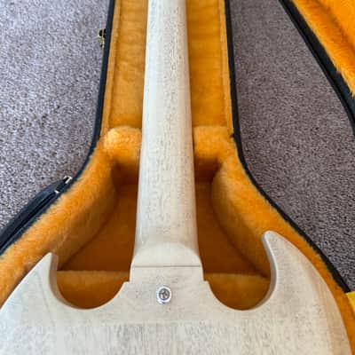 Gibson Custom Dealer Select 1961 Les Paul SG Standard Reissue – Gloss TV White 2026 image 9
