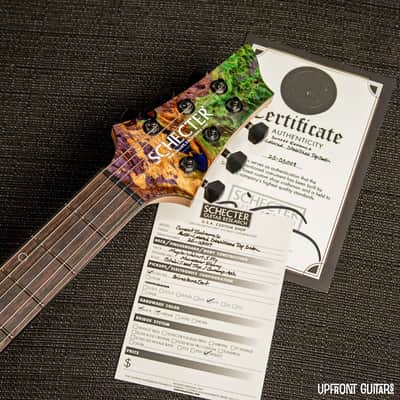 Schecter USA Custom Shop Sunset Extreme 6 2025 Stabilized Top Electric Guitar w/OHSC image 7