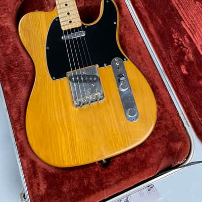 Fender Telecaster 1978/9 - Natural, Maple neck, Pro Jumbo Re-fret, Original Hardshell case, Signed by Jimmy Vaughan, Ticket, Etc, Original hardshell Fender Case image 11