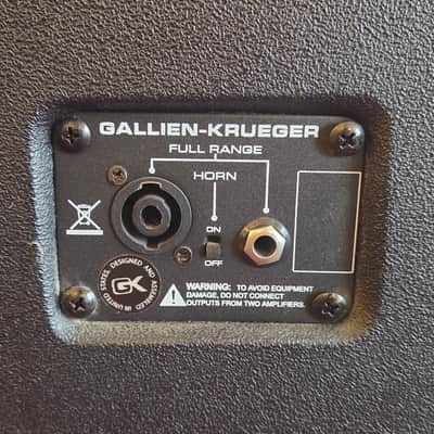 Gallien-Krueger CX410 800-Watt 4x10" 8 Ohm Bass Cabinet image 15