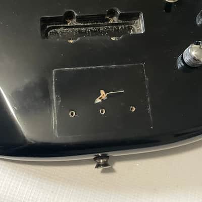 1980's Overseas Kramer Striker 700st Black 4 String Semi Loaded Electric Bass Guitar Body image 4