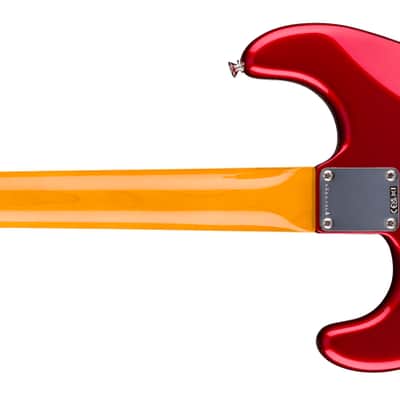 Fender American Vintage II 1965 Stratocaster Round-Lam Rosewood Fingerboard - Candy Apple Red image 4