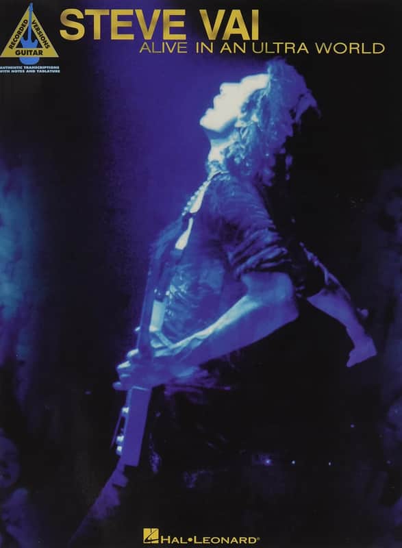 Steve Vai - Alive in an Ultra World Guitar Version Tab Tablature Book BRAND NEW image 1