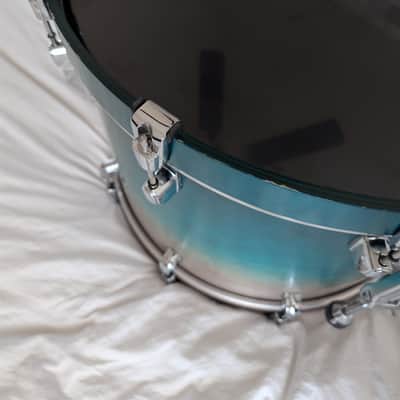 Tama WBS42S-SPF Starclassic Walnut/Birch 10x8/12x9/16x14/22x16" 4pc Shell Pack 2019 - Present - Satin Sapphire Fade image 24