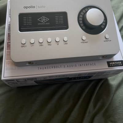 Universal Audio Apollo Solo Heritage Edition Thunderbolt 3 Audio Interface 2020 - Present - Silver image 2