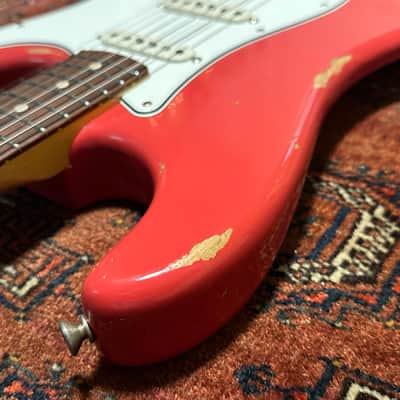 Fender Custom Shop '60 Reissue Relic Stratocaster 2022 Fiesta Red image 8