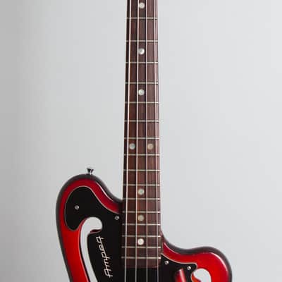 Ampeg  AEB-1 Electric Bass Guitar (1966), ser. #149, original black hard shell case. image 8