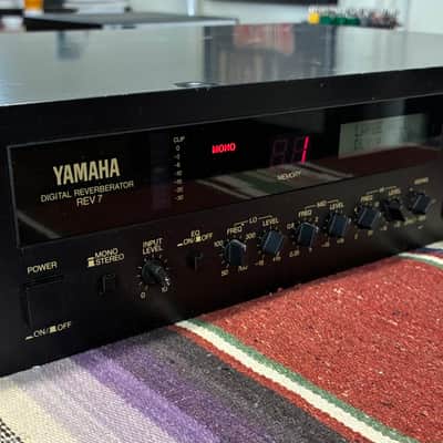 Yamaha REV 7 Digital Reverberator 1980s - Black image 5