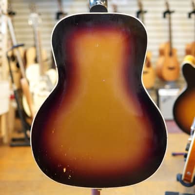 Lee Gibbs USA Concertone Archtop Acoustic Guitar Late 1950s Gold Burst w/Chipboard Case image 3