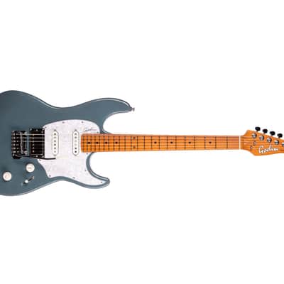 Godin Session T-Pro Electric Guitar - Arctik Blue w/ Maple FB image 4