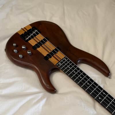 Carvin LB-75W Five String Bass - Claro Walnut - Made in USA - Free Pro Setup image 3