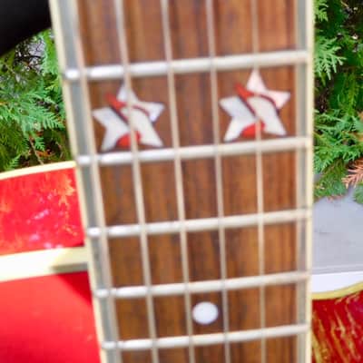 Hamer Grand Ole Opry Prototype 2005 Cherry Transparent image 6