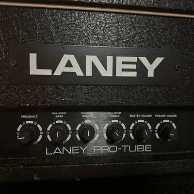 Laney PRO-TUBE AOR 50w & Cabinet 1980's - Black image 4