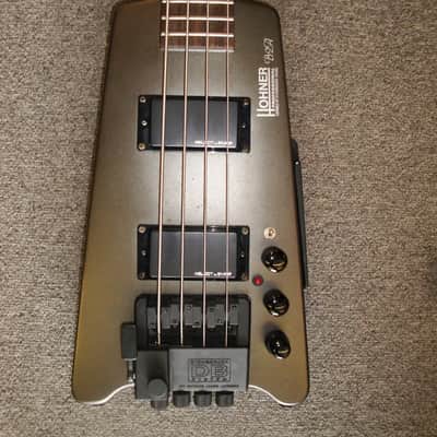 Hohner B2ADB Headless "Steinberger Copy" 4-String Bass Grey Nickel Stain image 3