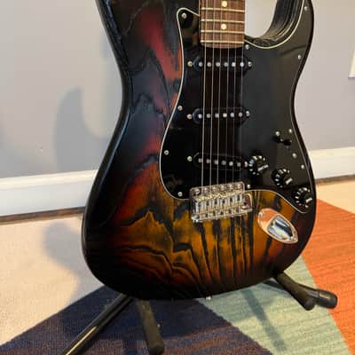 2018 Limited Edition Fender Stratocaster - Sandblasted, 3 Tone Sunburst image 1