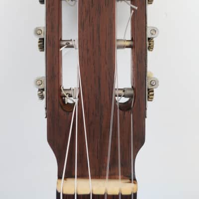 Vintage 1980-1990s Unknown Handmade Classical Acoustic Guitar Excellent Condition Lovely Shape Chunky Neck Clear Tone Finest Woods Ladder Braces WOW Original On par With Yamaha Yairi Washburn Alvarez Guild image 4