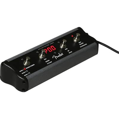 Fender 4-Button Footswitch for Mustang Amps Regular Black image 2