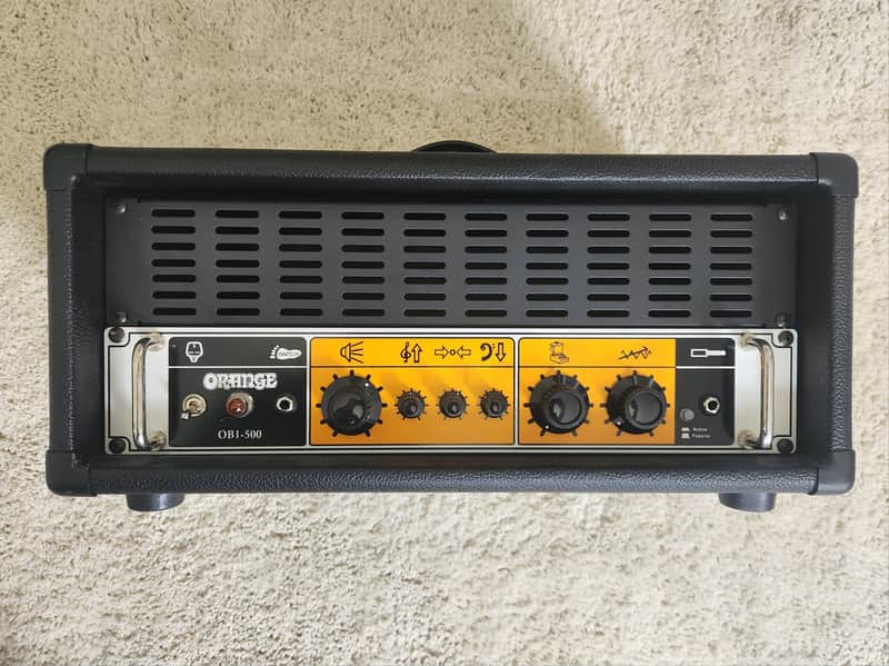 Orange OB1-500 500-Watt Bass Amp Head 2015 - Present with head shell image 1