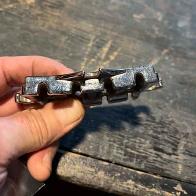 Gibson Bass bridge plate 70's 80's - chr image 4