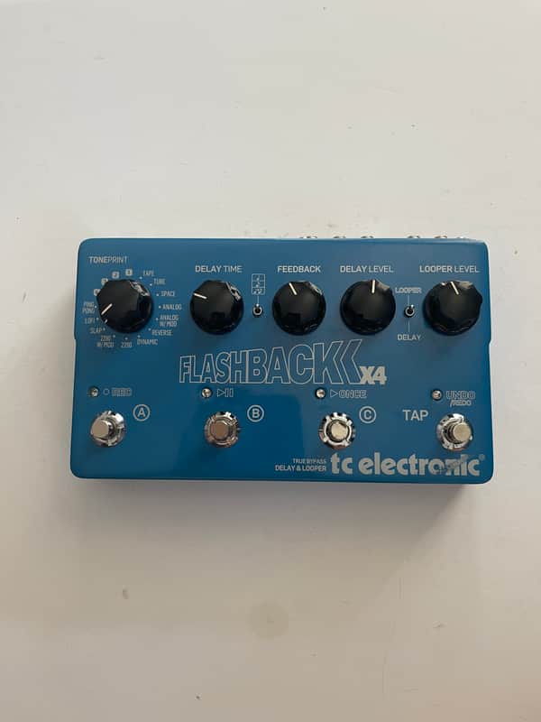 TC Electronic Flashback X4 Delay & Looper True Bypass Guitar Effect Pedal image 1