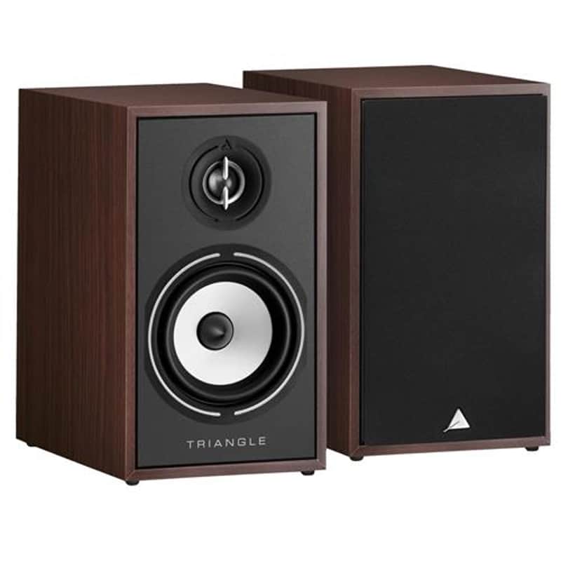 Triangle Borea BR02 80W 2-Way Bookshelf Speakers, Pair, Walnut image 1