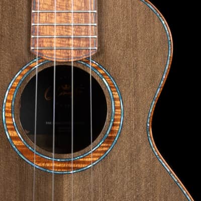olaMestre ancient Spruce 5250 years old and ancient Phoebe zhennan 2440 years old tenor ukulele image 8