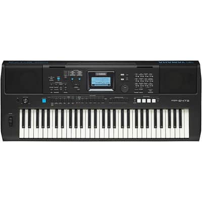 Yamaha PSR-E473 61-Key Portable Keyboard - With Power Supply