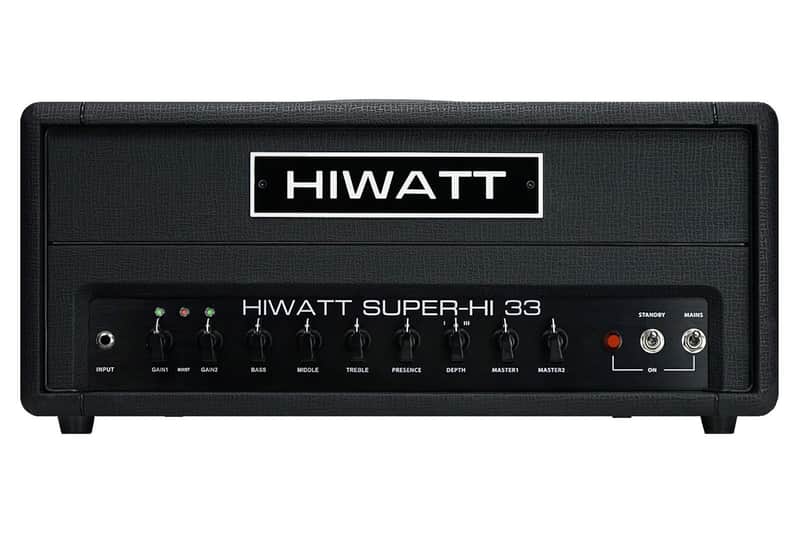 Hiwatt SUPERHI33H 30-Watt 2 Channel Guitar Tube Amplifier Head w/Extreme Gain image 1
