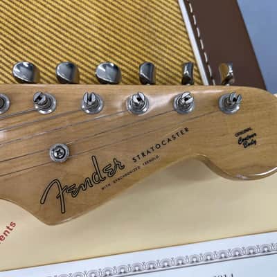 RARE! Fender American Vintage AVRI '54 Stratocaster Limited edition of 1954 COA 2014 Burst USA Case Candy Papers_234 image 6