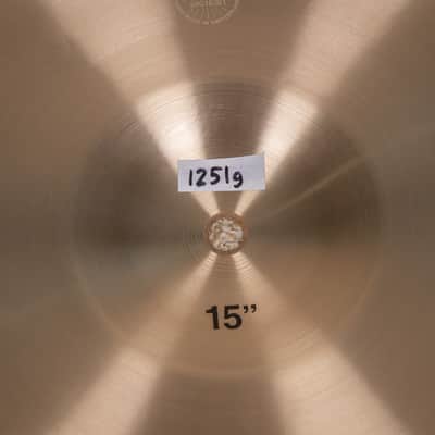 Paiste 15" Formula 602 Sound Edge Hi Hat Cymbals 1090g 1251g image 11