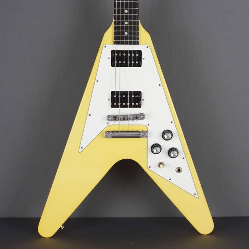2007 Gibson Flying V Factor X Aged Classic White Ebony Neck & Hardshell Case image 1