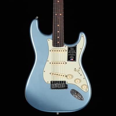 Fender American Ultra Luxe Vintage '60s Stratocaster Rosewood Fingerboard Ice Blue Metallic (344) image 3