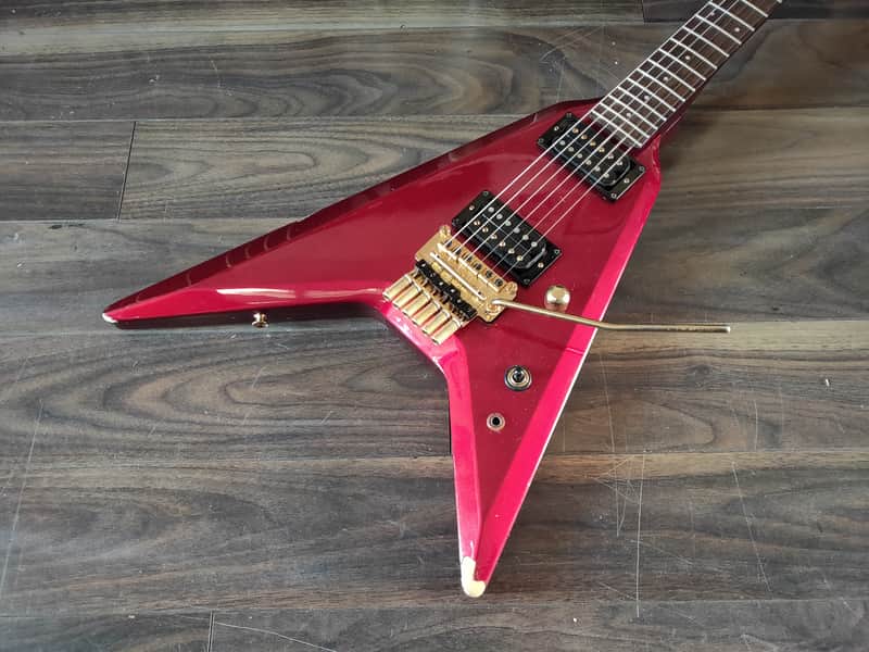 1984 Greco Japan Tusk GTV-55 Rhoads Flying V Vintage Electric | Reverb