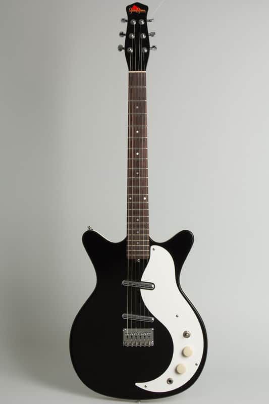 Jerry Jones Neptune Shorthorn Semi-Hollow Body Electric Guitar (2009), ser. #098631, original black hard shell case. image 1