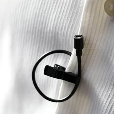 Apogee Electronics ClipMic digital 2 Lavalier Microphone Bundle with Auray Fuzzy Windbuster and Tie/Lapel Clips (3-Pack) image 7