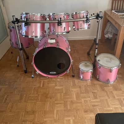 Tama Granstar année 90 - Rhodoïd Cherry rose image 6