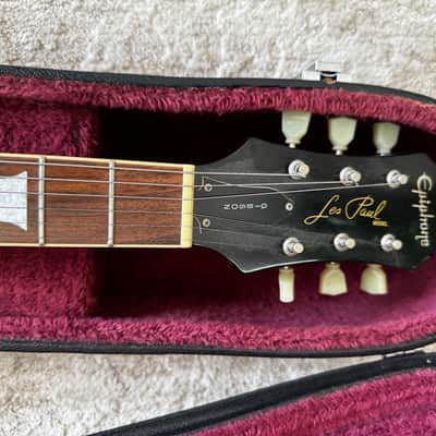 Vintage Epiphone Les Paul Standard 2002 - Cherry Sunburst - Case Included image 7