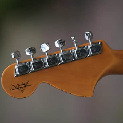 Fender Custom Shop '69 Stratocaster, Relic - Dakota Red over Olympic White image 6