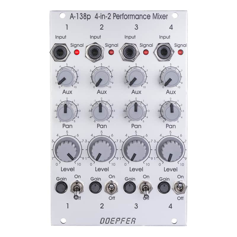 Doepfer A-138p Eurorack Performance Mixer Input Module image 1