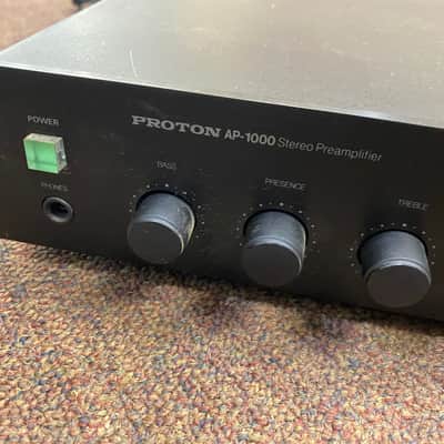 Proton AP-1000 Stereo Preamplifier Vintage Phono Stage Preamp MC MM Black Well image 6