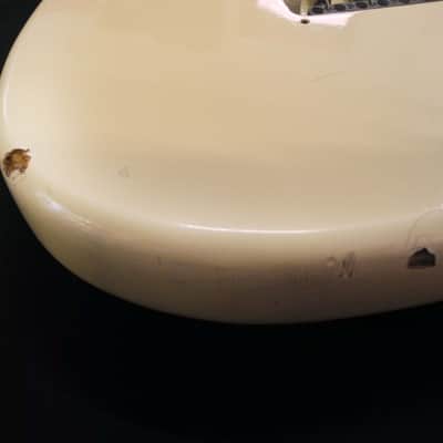 1994 Fender Korean Squier Stratocaster Standard Vintage White image 15