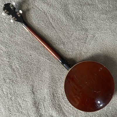 J&D 5 String Banjo, Glossy Mahogany Soundbox, Mahogany Neck, Rosewood Fingerboard image 12